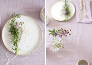 Urban Jungle Bloggers | planty table setting | photo: Sabine Wittig